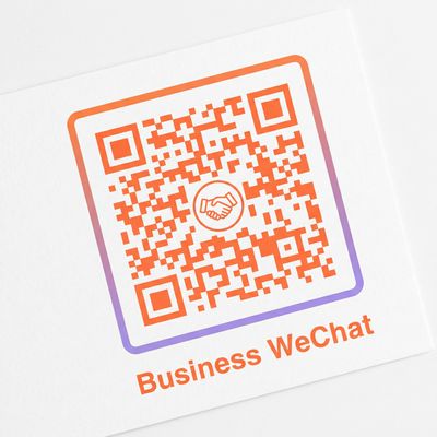 泡泡浴商务二维码